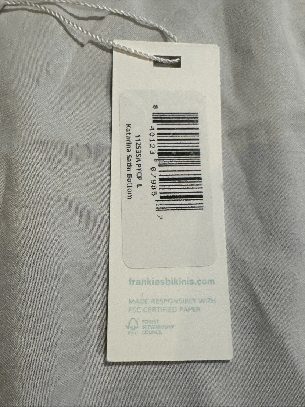 Frankie's Bikini X Alo Pastel Check Triangle Tie Bikini
